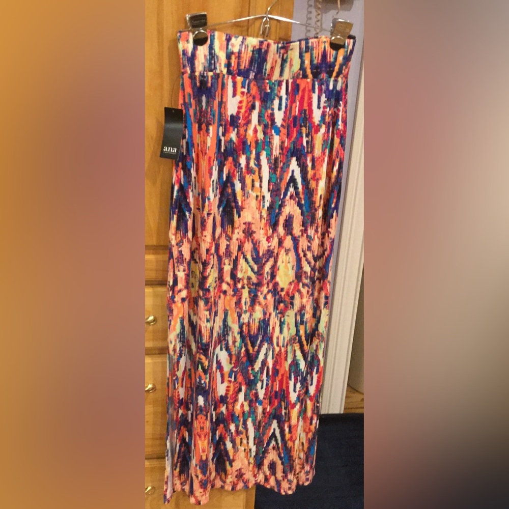 A.N.A. XS Maxi Skirt with Slit NWT